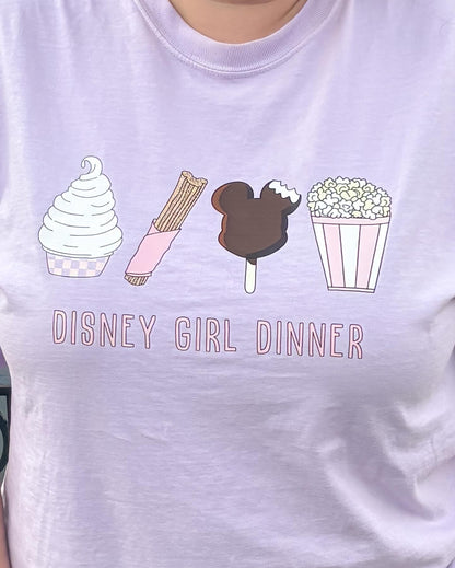 Girl Dinner Lavender Tee