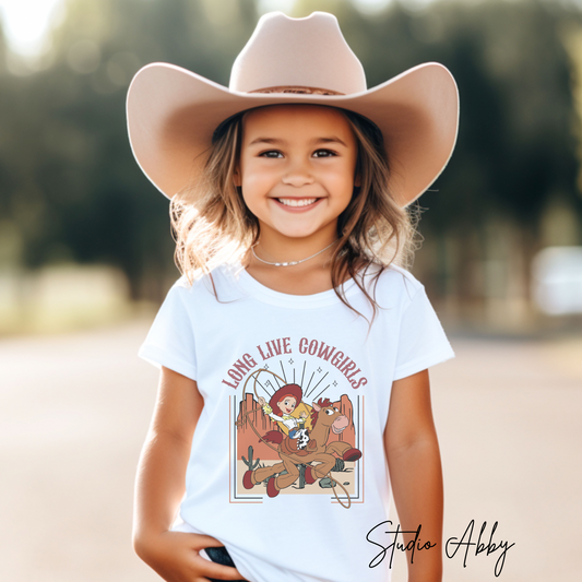 Yee-Haw Cowgirl Toddler Tee