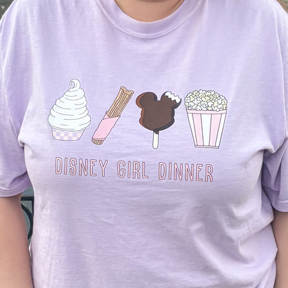 Girl Dinner Lavender Tee