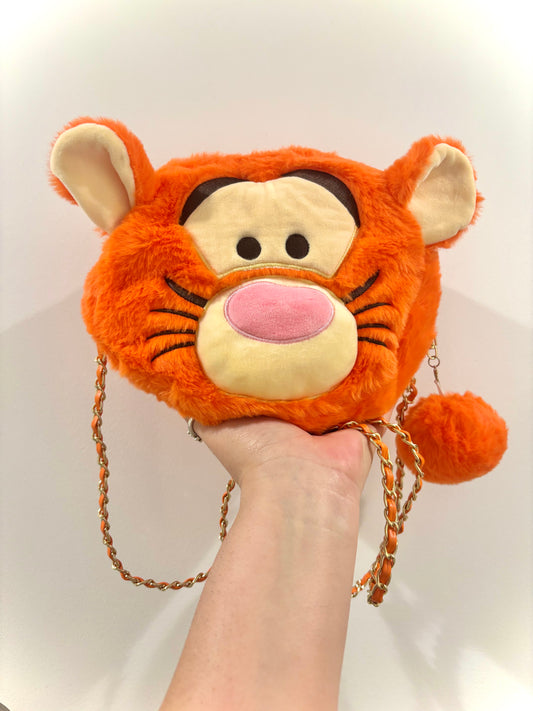 Bouncy Tiger Plush Purse