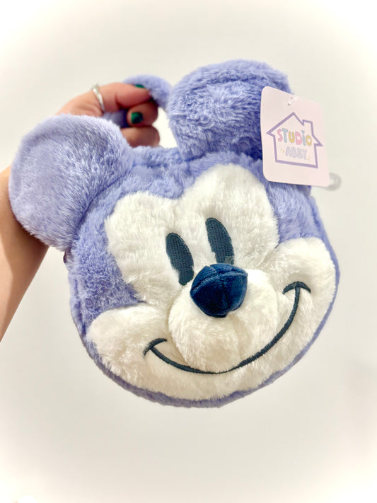 Lavender Mouse Plush Bag