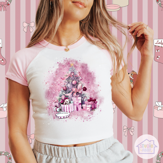 Lady’s Pink Baby Tee