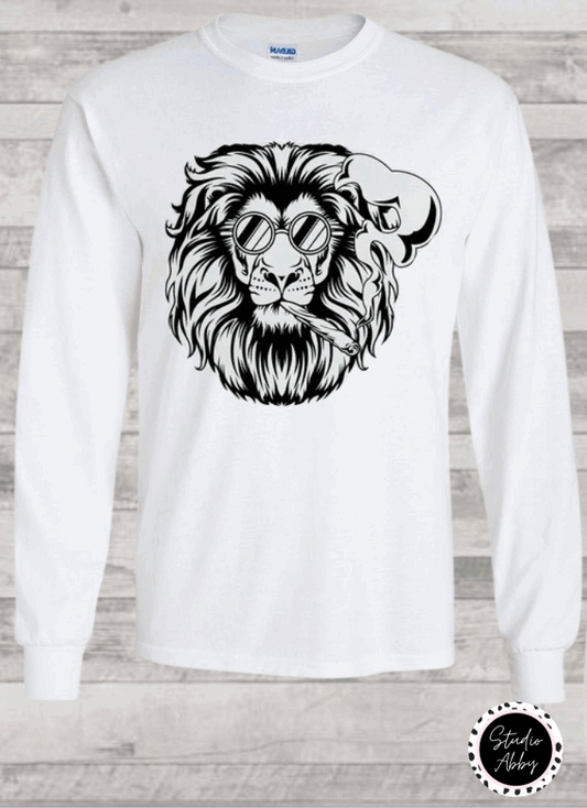 Smokin Lion Long Sleeve